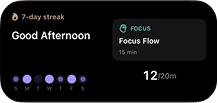 Widget closeup