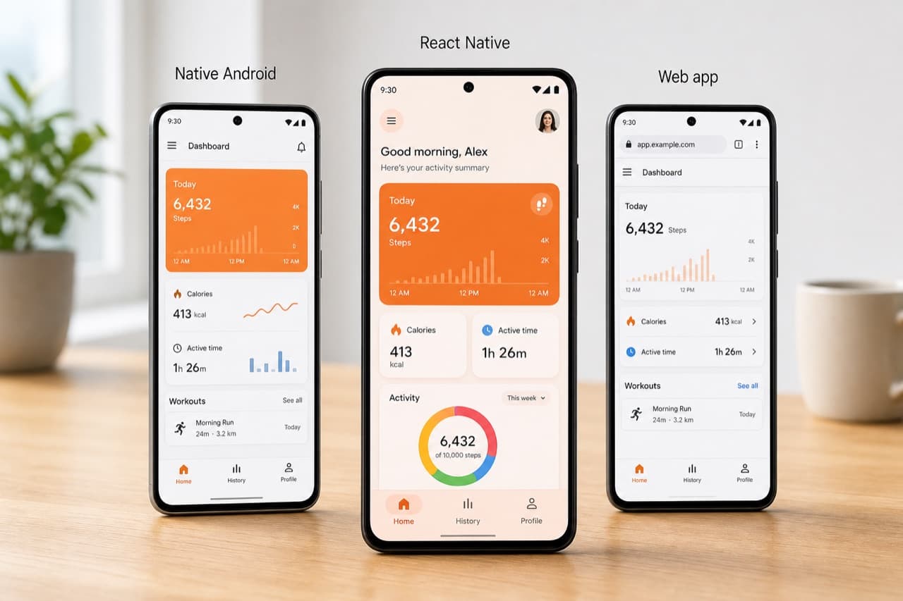 Best Android App Builders: Kotlin, React Native and No-Code Compared
