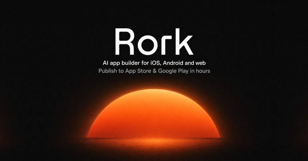 Rork | AI app builder for iOS, Android and web